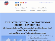 Tablet Screenshot of pensionjustice.org